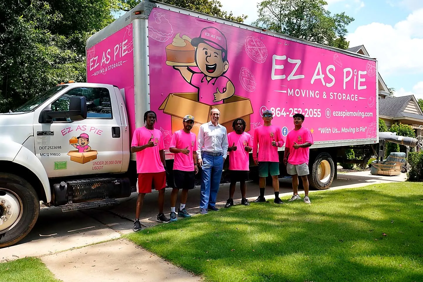 Our crew on the job in Greenville
