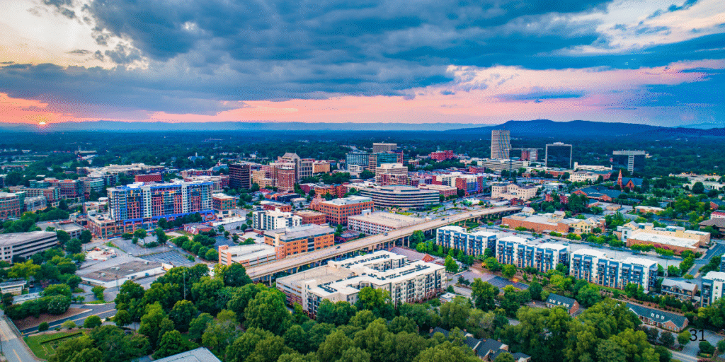 suburubs in greenville, sc