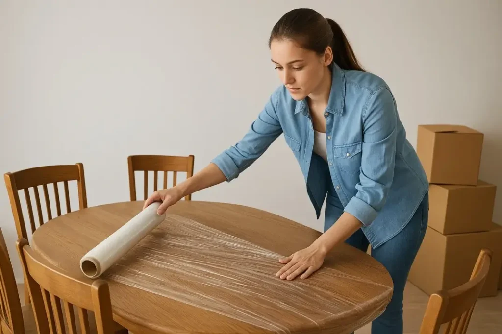 How to Pack a Dining Table for Moving
